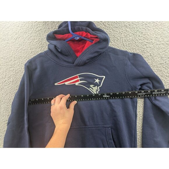 Kids Large New England Patriots Hoodie Sweatshirt NFL Football - Picture 10 of 12